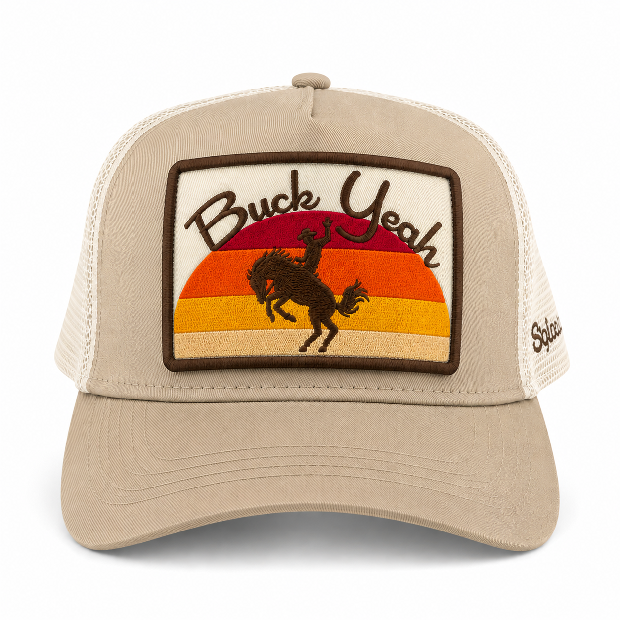 Buck Yeah Trucker Hat - Tan