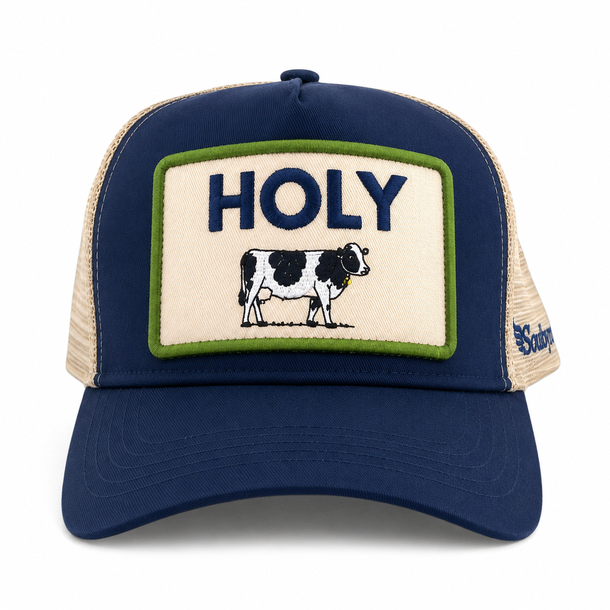 Holy Cow Trucker Hat - Navy