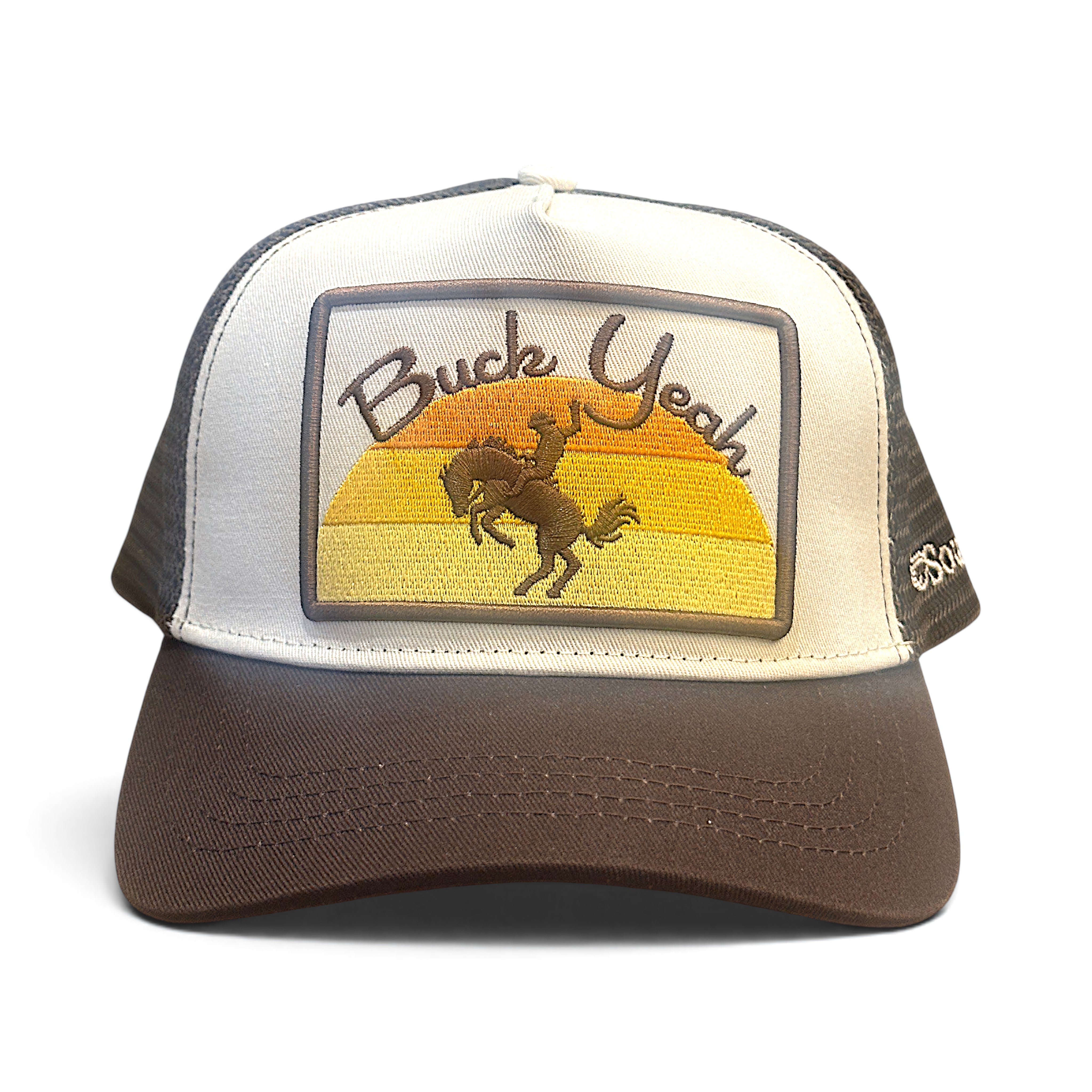 Buck Yeah Trucker Hat - Brown