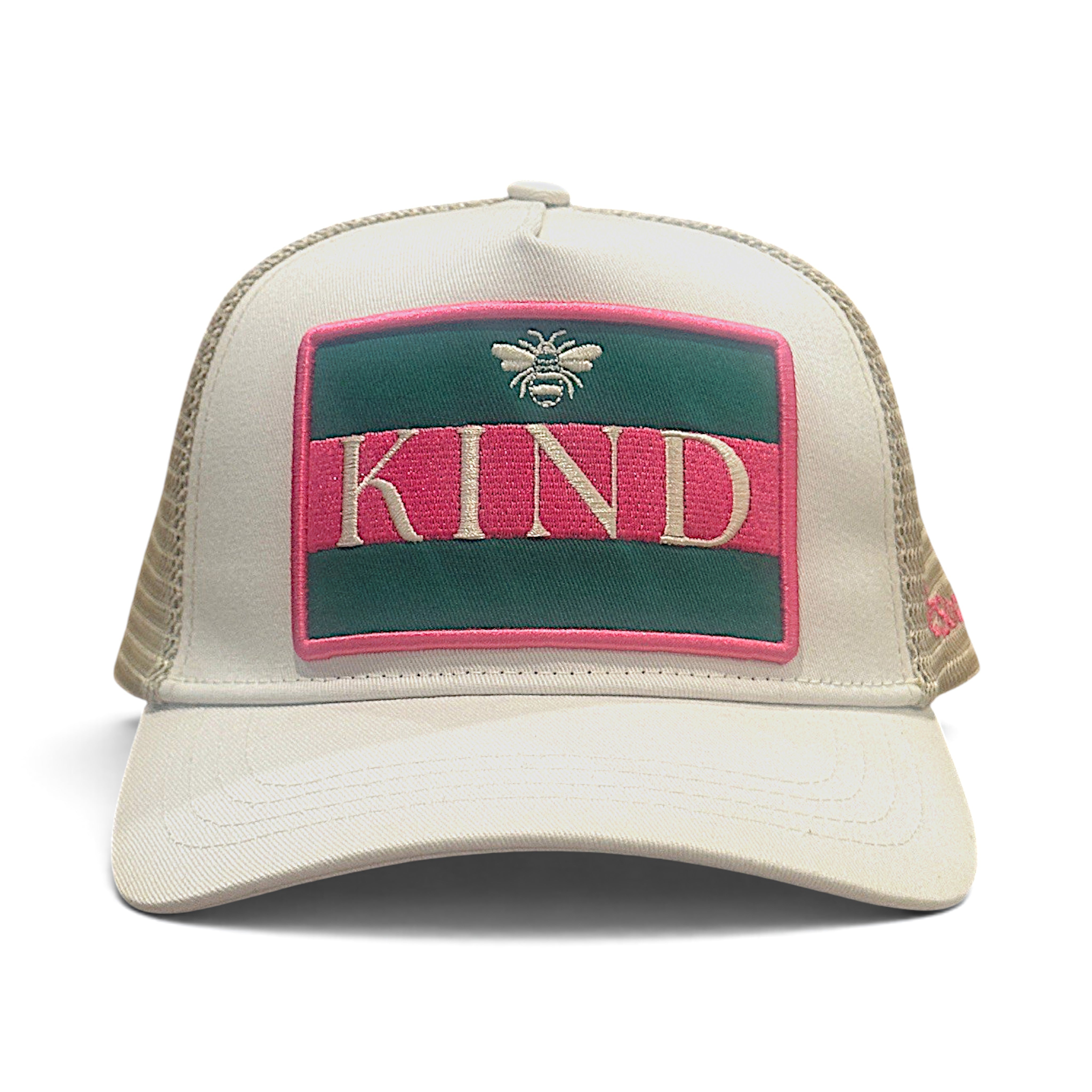 Bee Kind Trucker Hat - Cream
