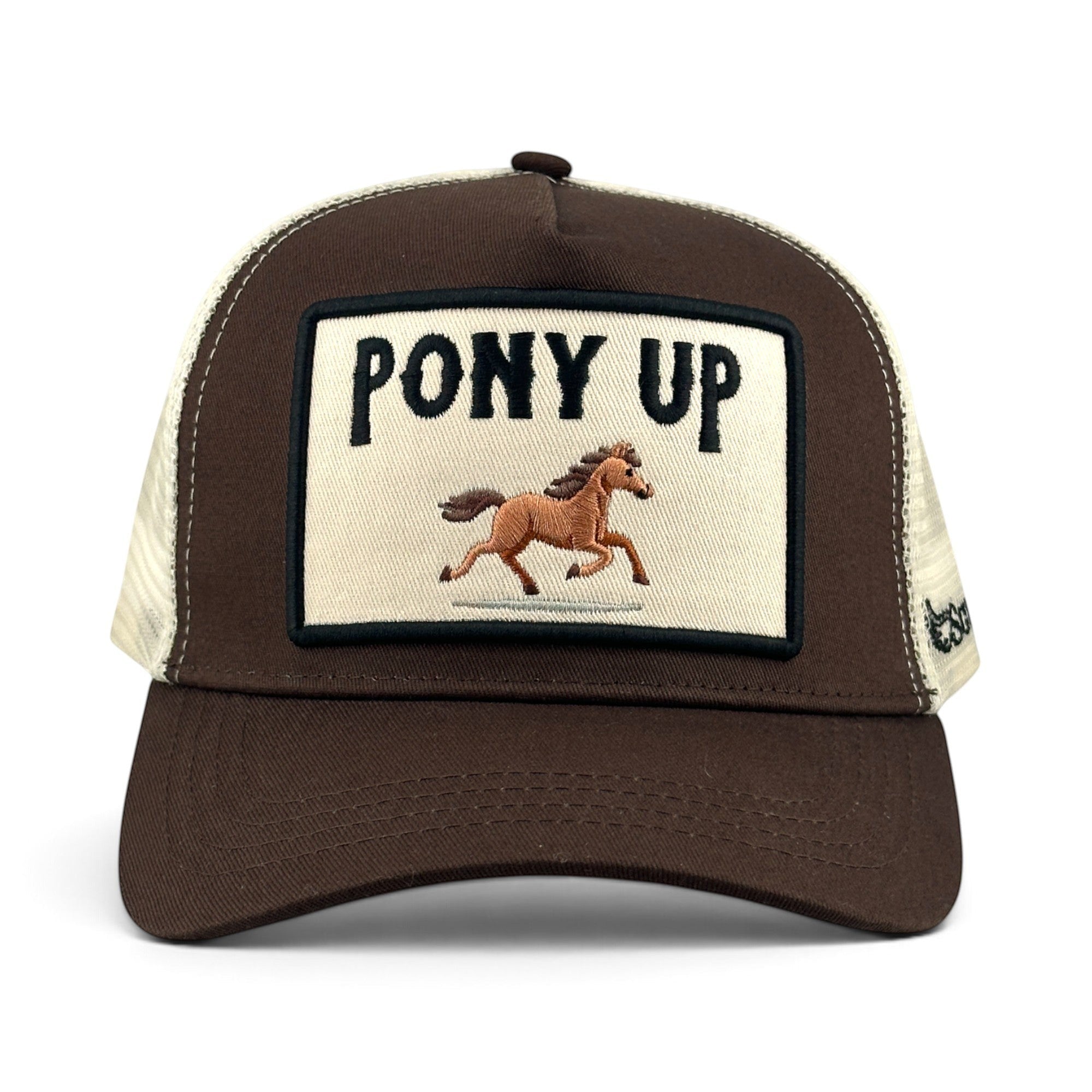 Pony Up Trucker - Brown