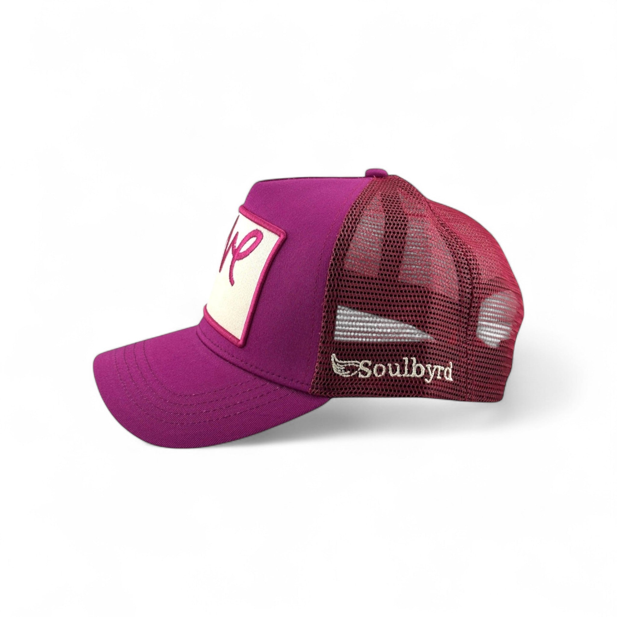 Love Cursive Trucker - Berry BERRY