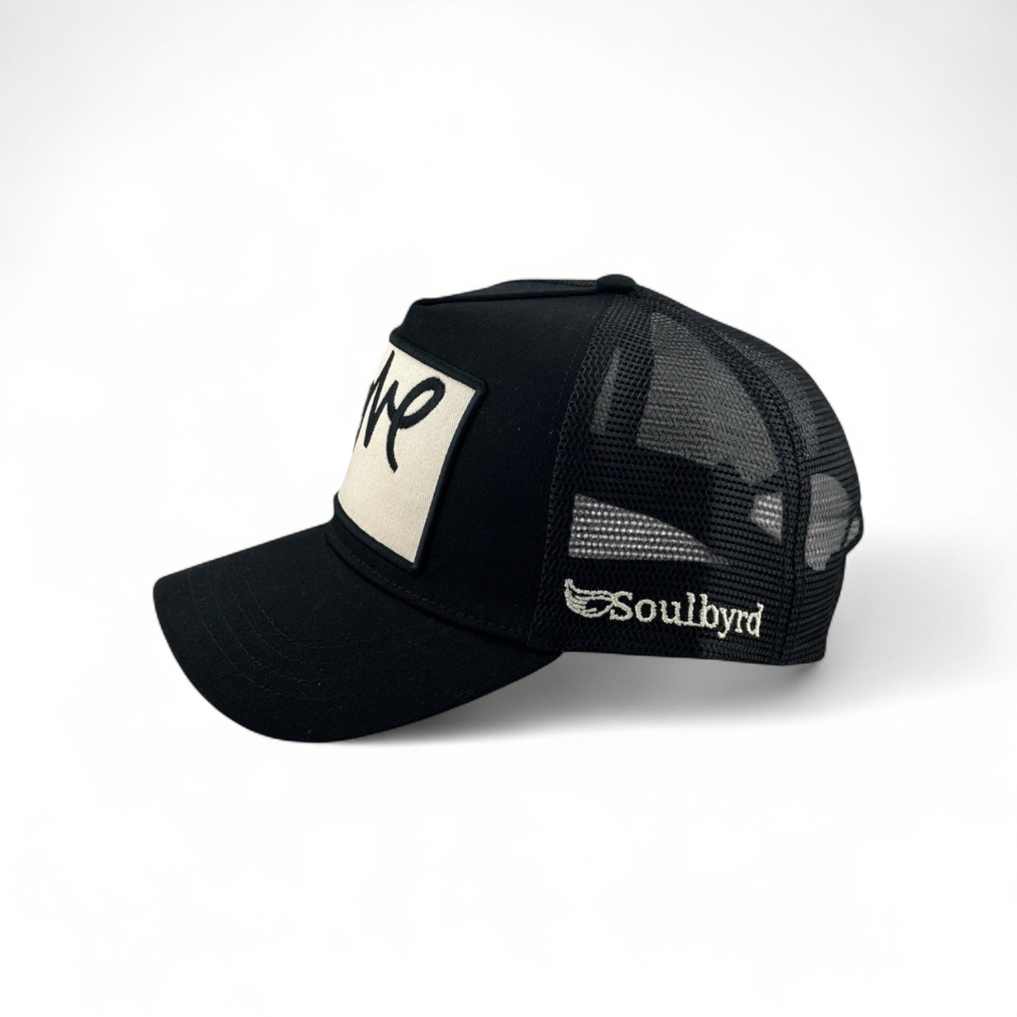 Love Cursive Trucker - Black BLACK