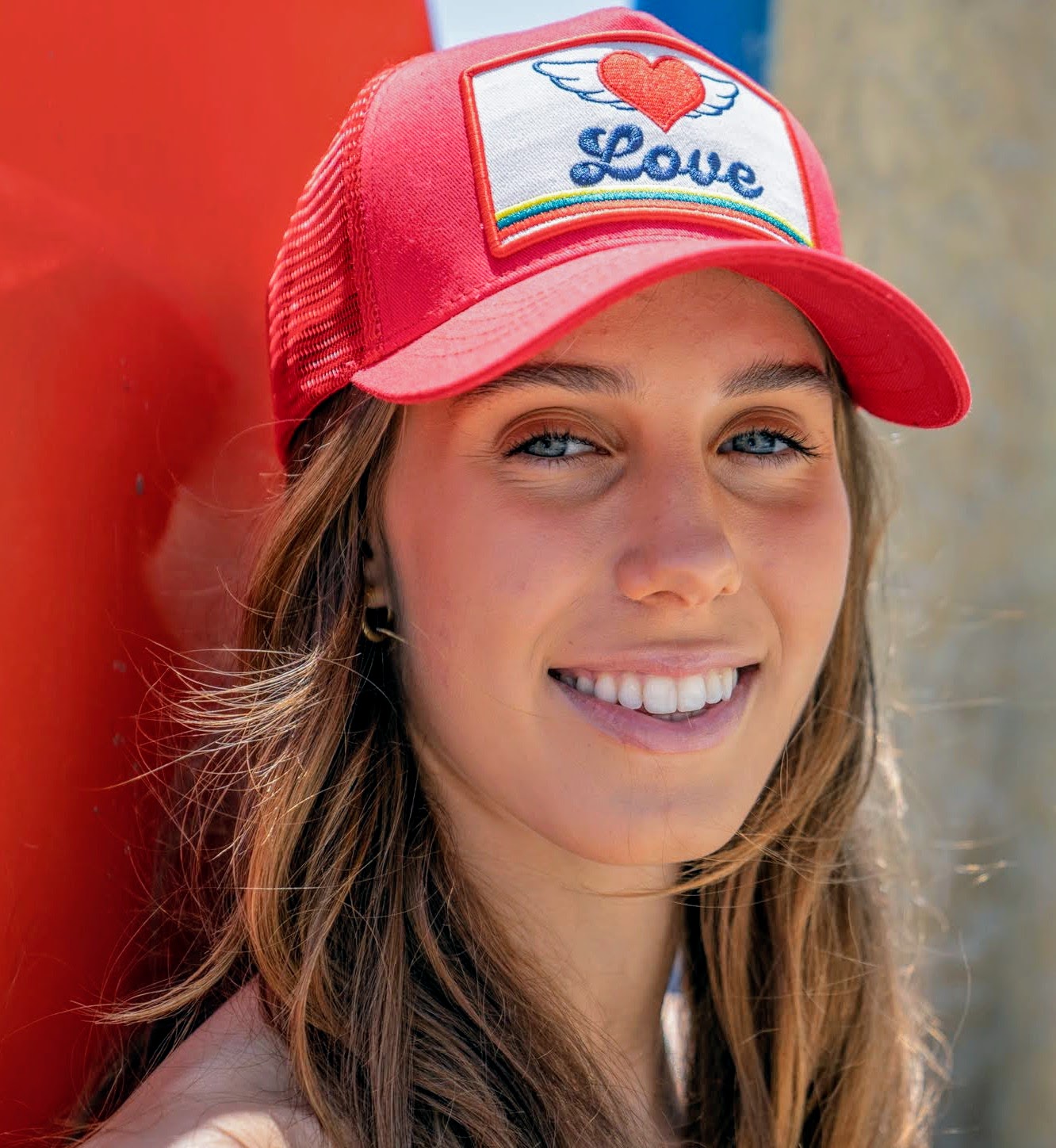 Love Wings Trucker - Red