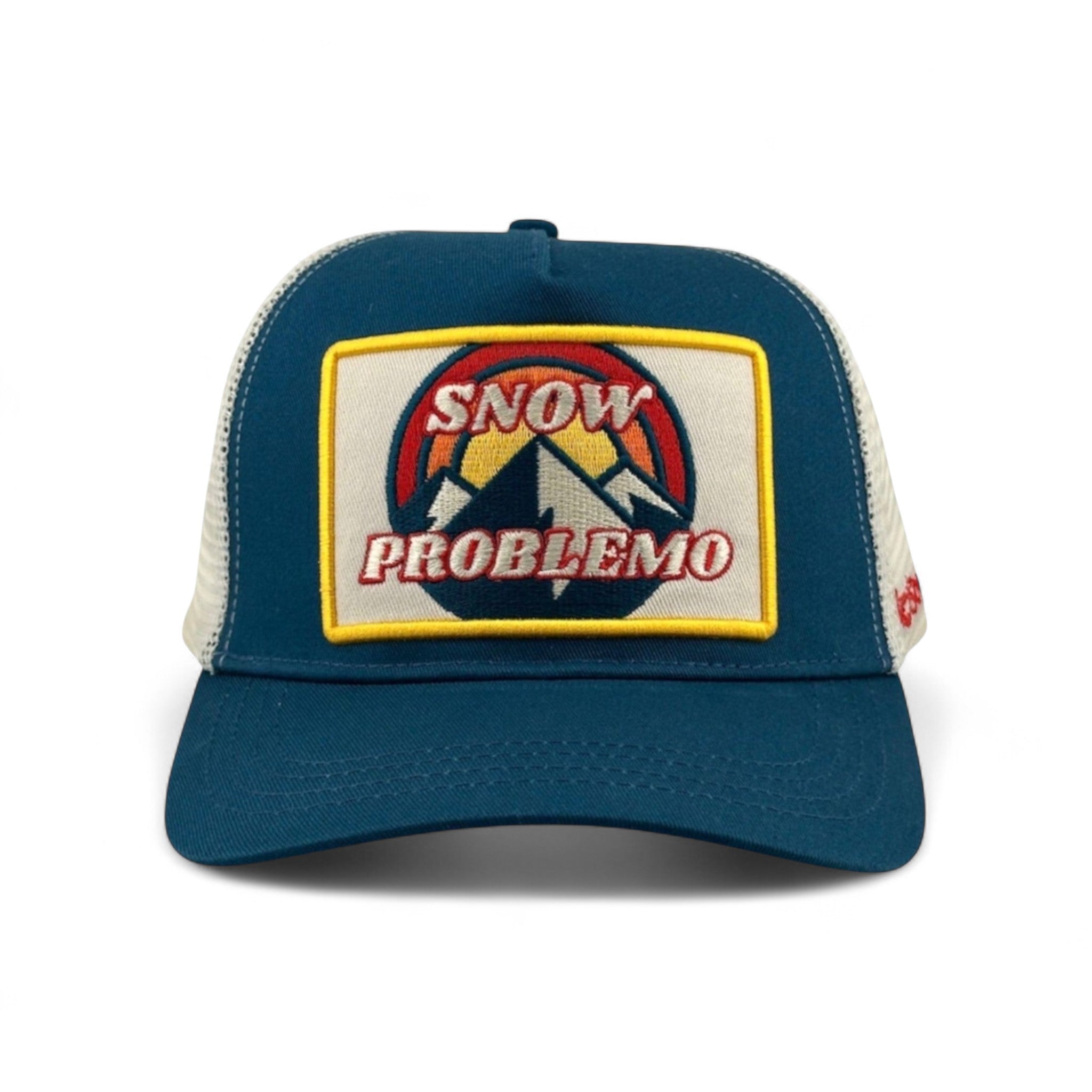 Snow Problemo Trucker - Blue BLUE