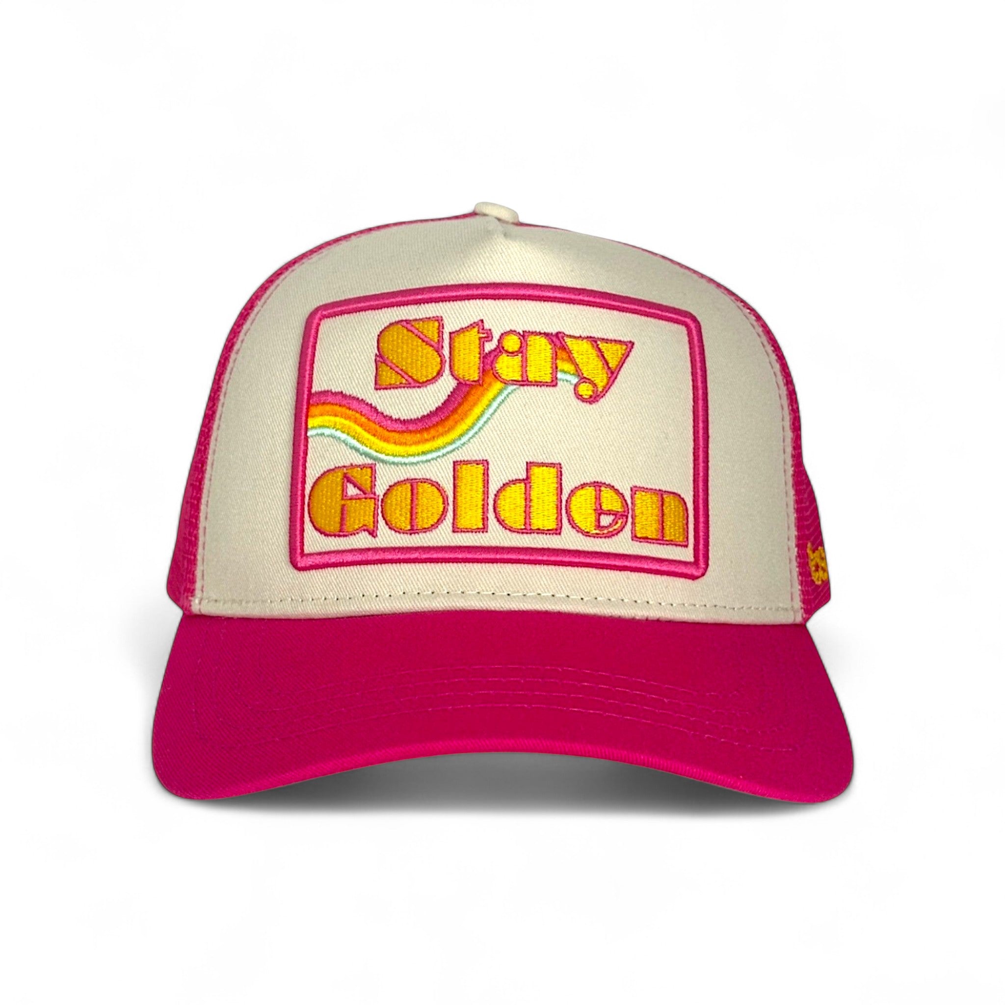 Stay Golden Trucker - Pink PINK
